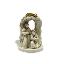 Presépio Bege C/ Pastor C/ Dourado 8cm Presépio Bege C/ Pastor C/ Dourado 8cm