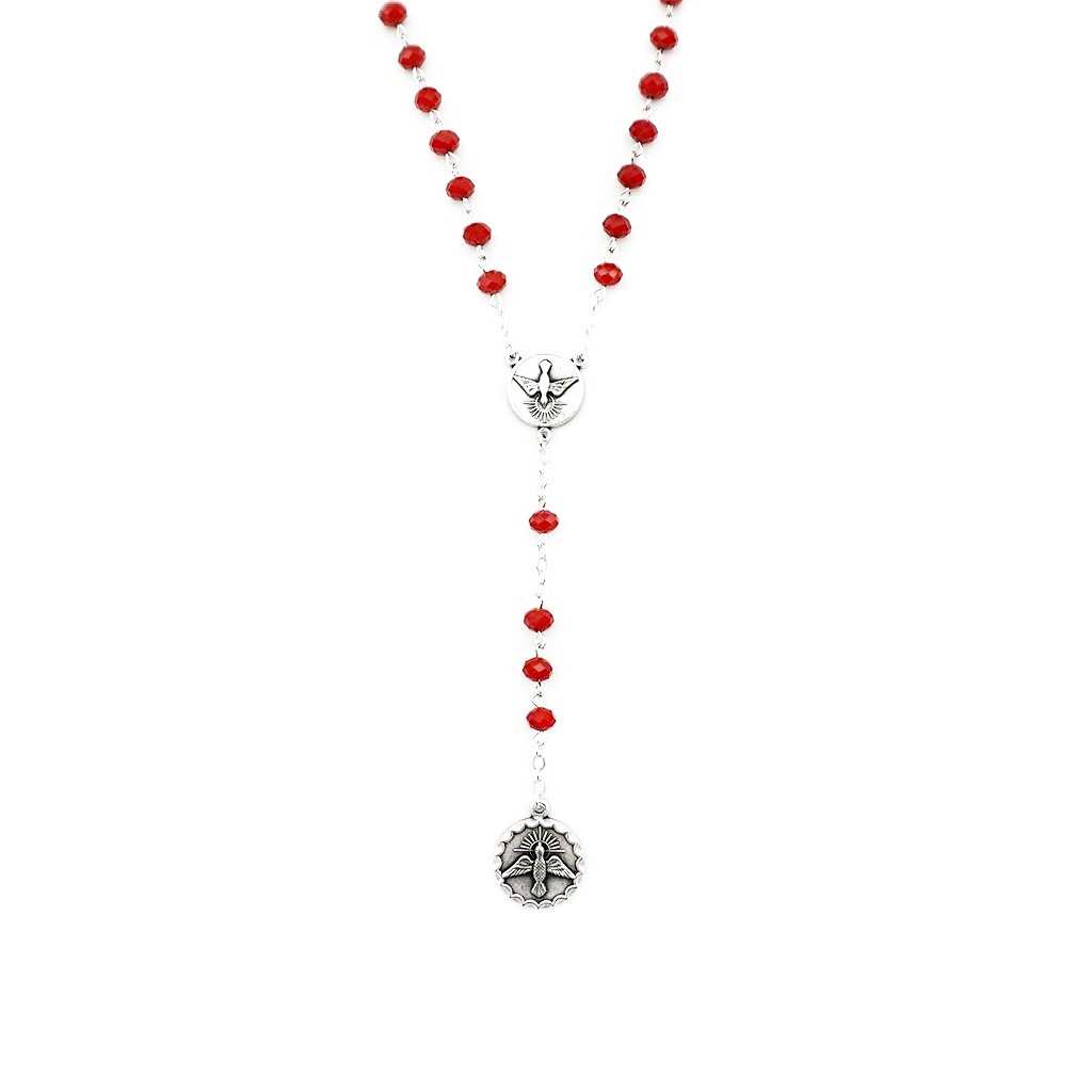 Terço do Espirito Santo C/ Oração e Cx. Ilustrada