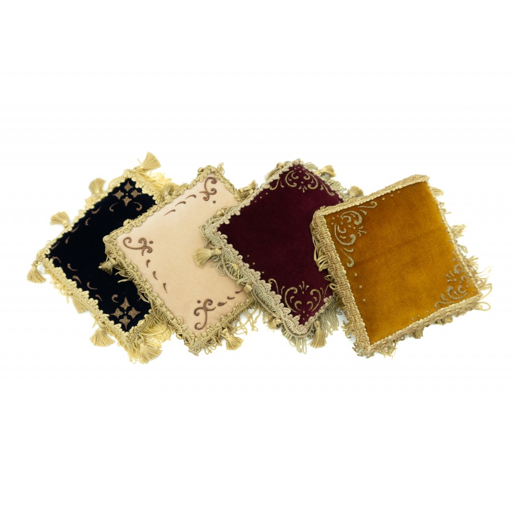 Almofada  Quad. Veludo C/ Centro 17*17