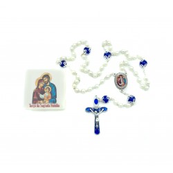 Terço da S. Família C/ Oração e Cx. Ilustrada Terço da S. Família C/ Oração e Cx. Ilustrada