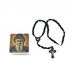 Terço do São Charbel C/ Oração e Cx. Ilustrada Terço do São Charbel C/ Oração e Cx. Ilustrada