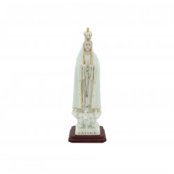 Nossa Senhora de Fátima Porcelana nº 6 com bordados Nossa Senhora de Fátima Porcelana nº 6 com bordados