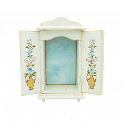 Oratório Retangular Pequeno Decorado 24x15x44 cm Oratório Retangular Pequeno Decorado 24x15x44 cm