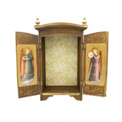 Oratório Oval Pequeno Decorado 49x29,5x16x5 cm Oratório Oval Pequeno Decorado 49x29,5x16x5 cm