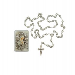 Terço Contas Argentadas de Santiago C/Caixa Terço Contas Argentadas de Santiago C/Caixa