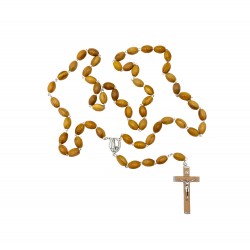 Terço de Fátima Conta Madeira de Oliveira Terço de Fátima Conta Madeira de Oliveira