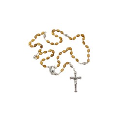 Terço de Fátima Conta Madeira de Oliveira Terço de Fátima Conta Madeira de Oliveira