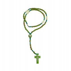 Terço de Cordão C/ Conta em Madeira Div. Cores Terço de Cordão C/ Conta em Madeira Div. Cores