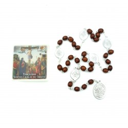 Terço das Santas Chagas Mad. C/Oração Cx Ilustrada Terço das Santas Chagas Mad. C/Oração Cx Ilustrada