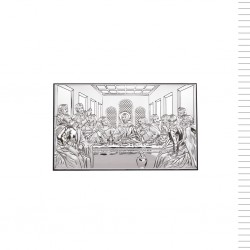 Última Ceia de Cristo Bilaminado 20*12 cm Última Ceia de Cristo Bilaminado 20*12 cm