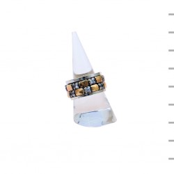 Aliança Prata 925 12,4gr Ouro 375 0,5gr 11,5mm Aliança Prata 925 12,4gr Ouro 375 0,5gr 11,5mm