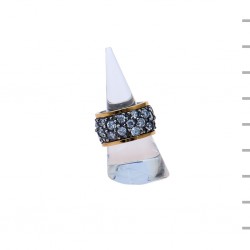 Aliança Prata 925 14,2gr Ouro 375 0,5gr 13mm Aliança Prata 925 14,2gr Ouro 375 0,5gr 13mm