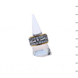 Aliança Prata 925 14,5gr Ouro 375 0,5gr 12mm Aliança Prata 925 14,5gr Ouro 375 0,5gr 12mm