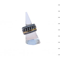 Aliança Prata 925 18,5gr Ouro 375 0,5gr 13mm Aliança Prata 925 18,5gr Ouro 375 0,5gr 13mm