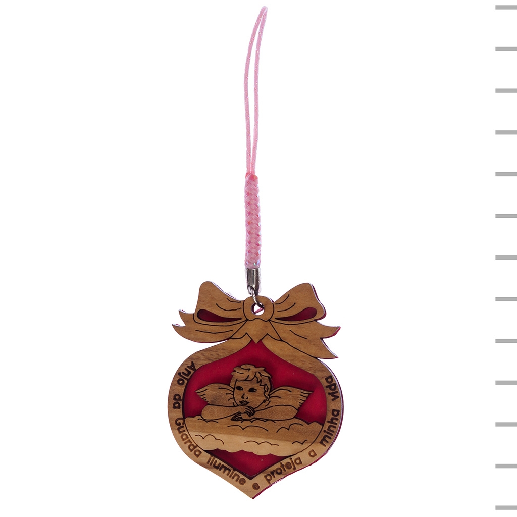 Anjinho da Guarda com Dedicatória Laser