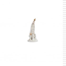 Aparição Fátima Porcelana Miniatura 12cm