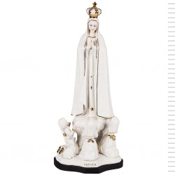 Aparição Grande Filete de Ouro e Manto Trabalhado - 42cm