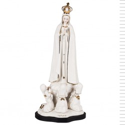 Aparição Média C/ Filete de Ouro e Manto Trabalhado - 36cm Aparição Média C/ Filete de Ouro e Manto Trabalhado - 36cm