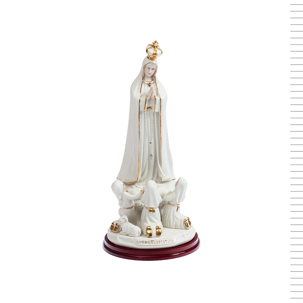 Aparição Porcelana Ouro 35cm