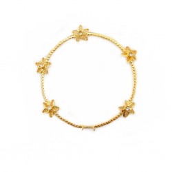 Aro C/ Pedras Sag. Coração Maria 8 cm Diâmetro Aro C/ Pedras Sag. Coração Maria 8 cm Diâmetro