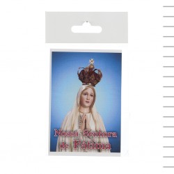 Autocolante C/ N. Sra de Fátima Coroada Colorida Autocolante C/ N. Sra de Fátima Coroada Colorida