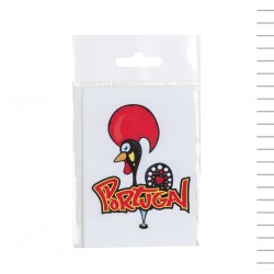 Autocolante de Portugal C/Galo Preto 10*7cm Autocolante de Portugal C/Galo Preto 10*7cm