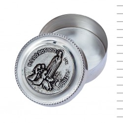 Caixa de Prata para Terço Média