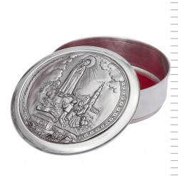 Caixa De Terço Em Liga Imitação De Estanho