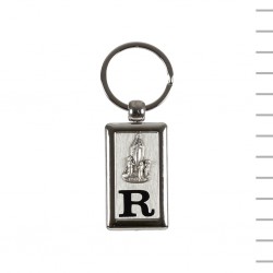 Chaveiro Metalico C/ Fatima e Inicial Chaveiro Metalico C/ Fatima e Inicial