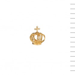 Coroa de Filigrana Metal nº 3 Sem Pedras 1,7 cm Diâmetro Coroa de Filigrana Metal nº 3 Sem Pedras 1,7 cm Diâmetro