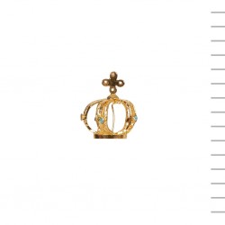 Coroa de Filigrana Metal Nº 5 Com Pedras 2,3 cm Diâmetro Coroa de Filigrana Metal Nº 5 Com Pedras 2,3 cm Diâmetro