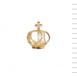 Coroa de Filigrana Metal Nº 5 Sem Pedras 2,3 cm Diâmetro Coroa de Filigrana Metal Nº 5 Sem Pedras 2,3 cm Diâmetro