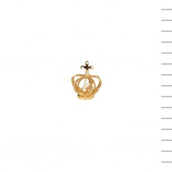 Coroa de Filigrana Metal nº2 Sem Pedras 1,5 cm Diâmetro Coroa de Filigrana Metal nº2 Sem Pedras 1,5 cm Diâmetro