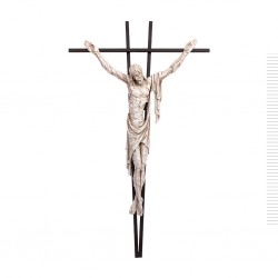 Cristo Rendilhado com Cruz Metal Parede 70 x 40 cm Cristo Rendilhado com Cruz Metal Parede 70 x 40 cm