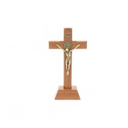 Crucifixo de Pousar C/Medalha de São Bento17,5x9cm Crucifixo de Pousar C/Medalha de São Bento17,5x9cm