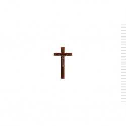 Crucifixo Duplo Metal de Parede Crucifixo Duplo Metal de Parede