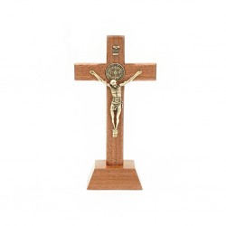 Crucifixo Pousar Medalha de S. Bento 22,5x12,5cm Crucifixo Pousar Medalha de S. Bento 22,5x12,5cm