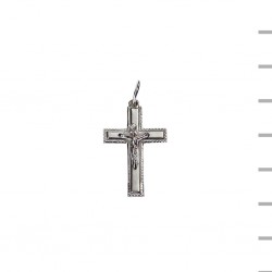 Crucifixo Prata Lisa