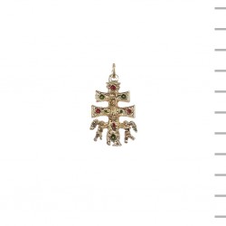 Cruz Caravaca Dourada nº3D