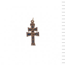 Cruz Da Caravaca Mini Dourada