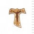 Cruz de Tau em Madeira Bicolor 7.50cm