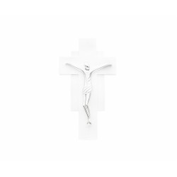 Cruz Estilizada C/ Cristo Bilaminado 40x23cm Cruz Estilizada C/ Cristo Bilaminado 40x23cm