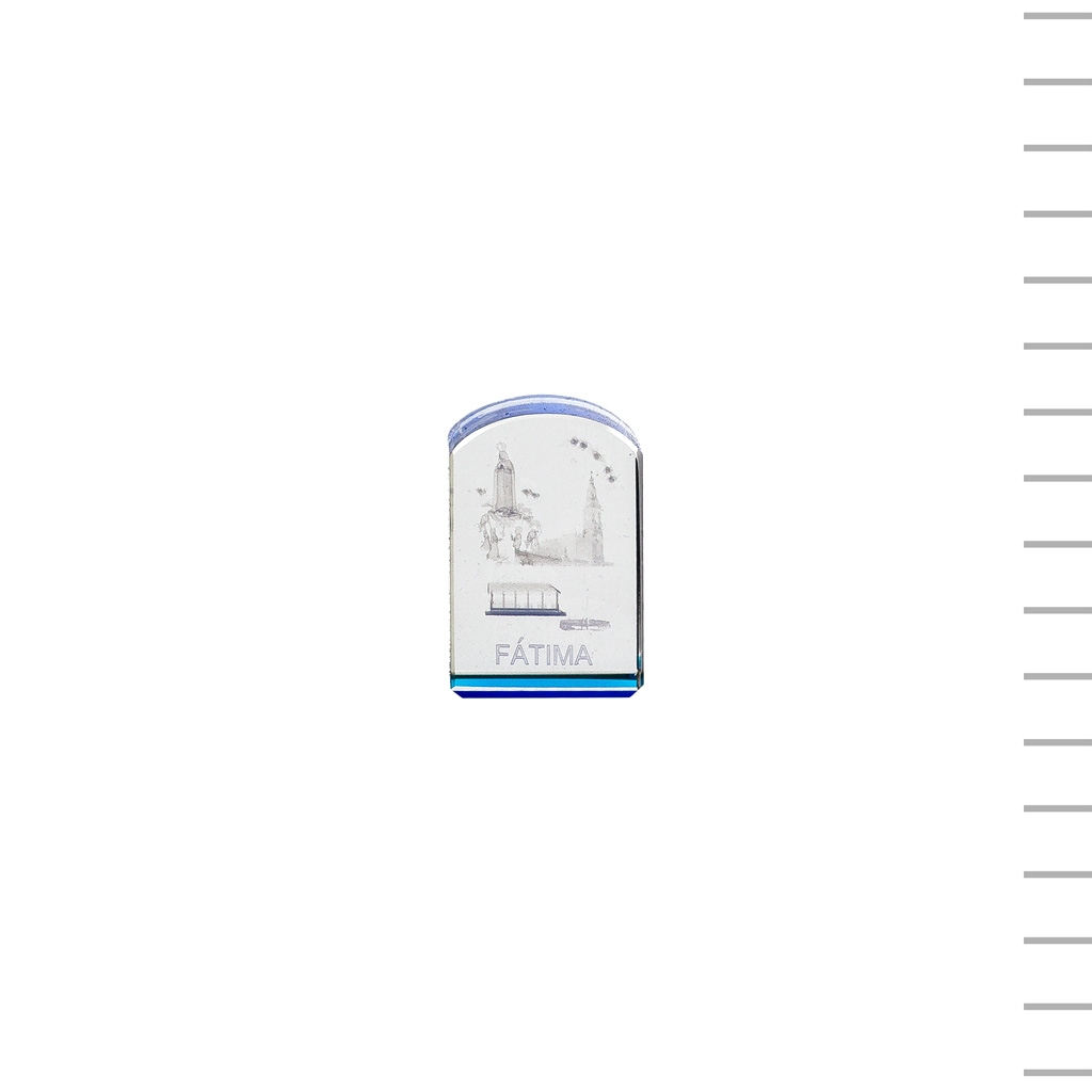 Cubo Cristal Aparição Azul Cupula 5.8*3.8*3.8cm KN3808