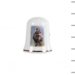 Dedal de Porcelana para Colecção