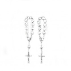 Dezena de Metal com Corações de Fátima Dezena de Metal com Corações de Fátima