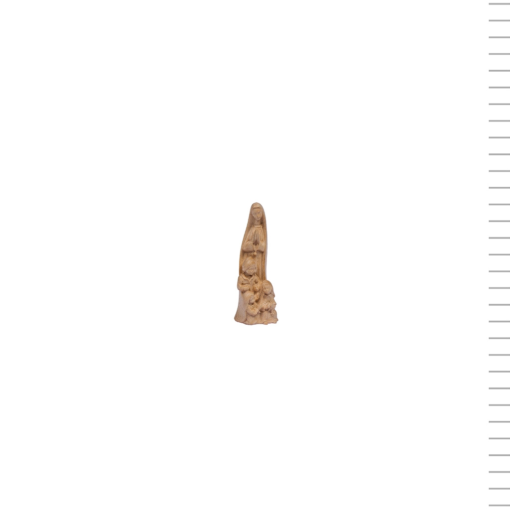 Fátima Madeira Estilizada Natural 08cm