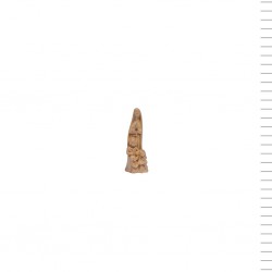 Fátima Madeira Estilizada Natural 08cm Fátima Madeira Estilizada Natural 08cm