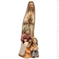 Fátima Madeira Pintada Estilizada 30cm Fátima Madeira Pintada Estilizada 30cm