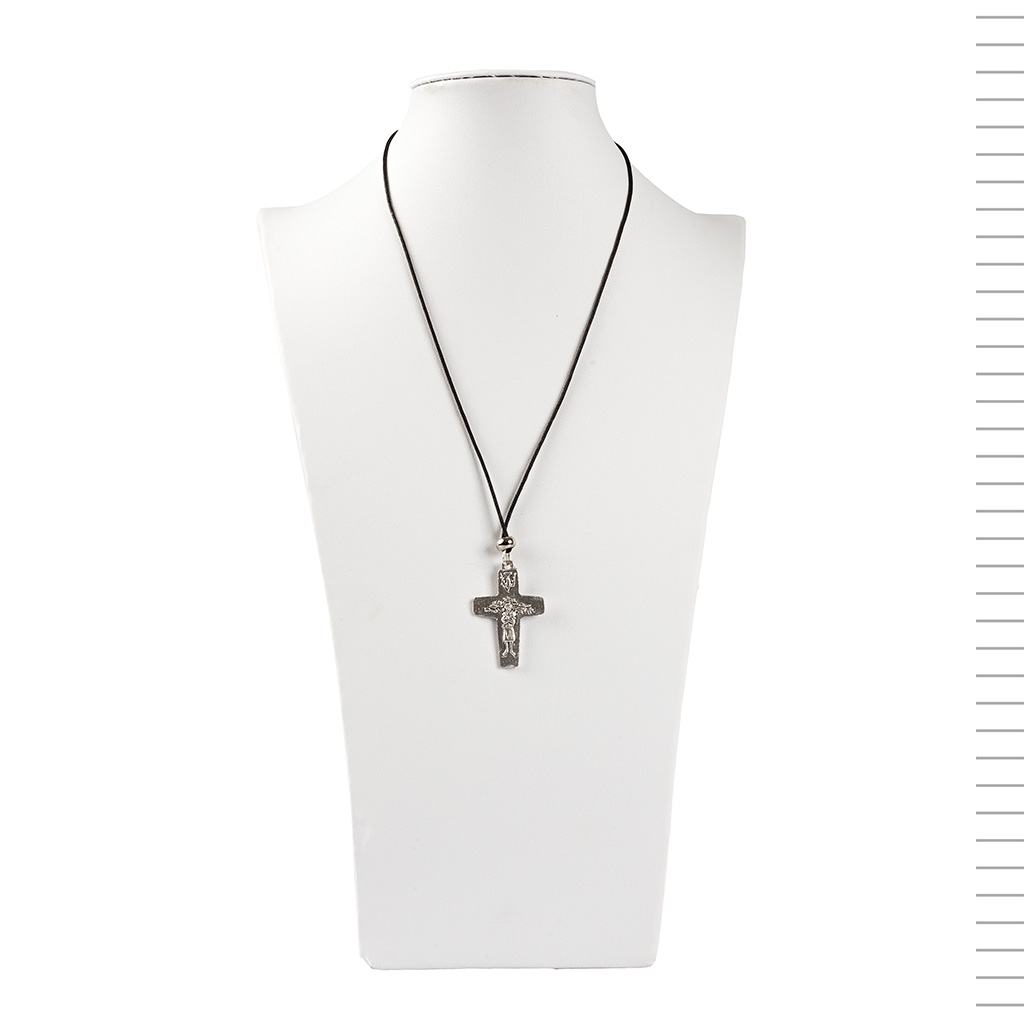 Fio com Cruz de Metal Papa Francisco