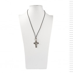 Fio com Cruz de Metal Papa Francisco Fio com Cruz de Metal Papa Francisco